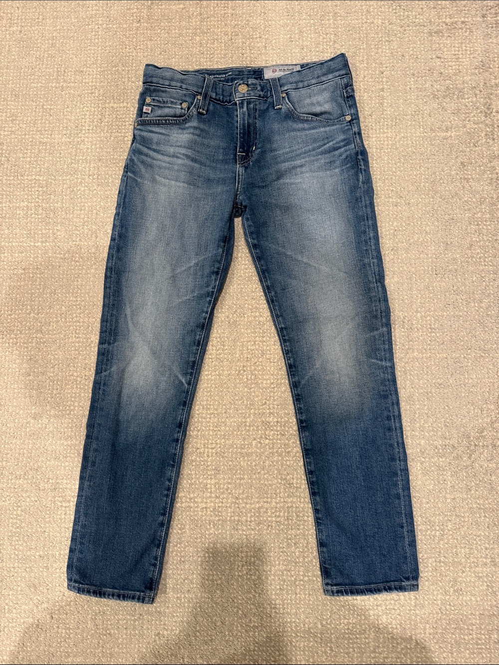 AG Womens Ex Boyfriend Slim Slouchy Slim Straight Jeans - Size 25R